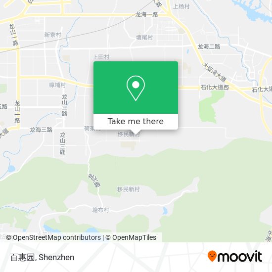 百惠园 map