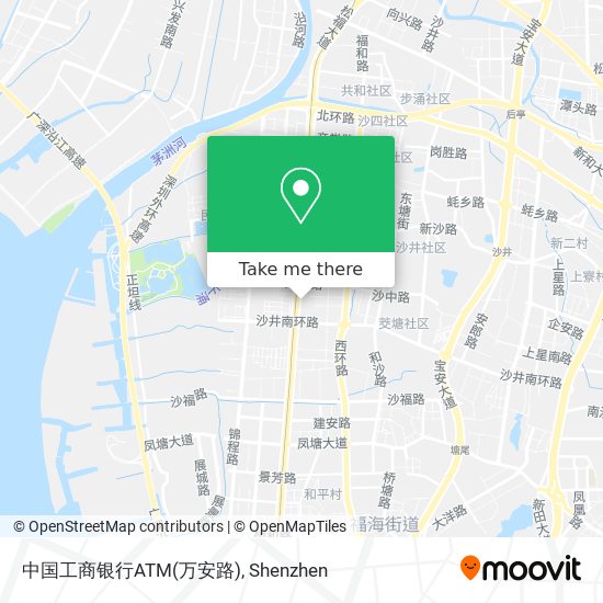 中国工商银行ATM(万安路) map