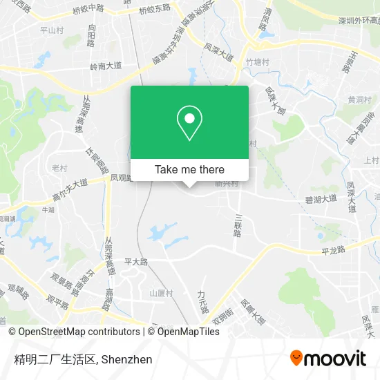 精明二厂生活区 map