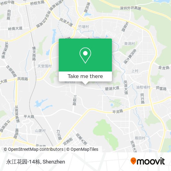 永江花园-14栋 map
