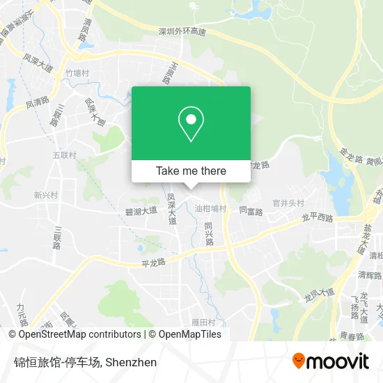 锦恒旅馆-停车场 map