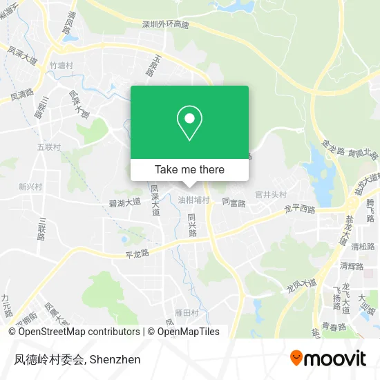 凤德岭村委会 map