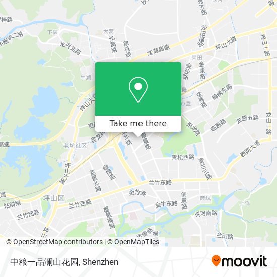 中粮一品澜山花园 map
