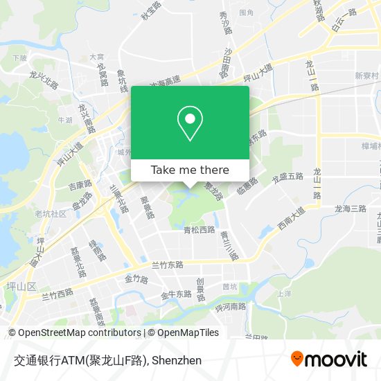 交通银行ATM(聚龙山F路) map