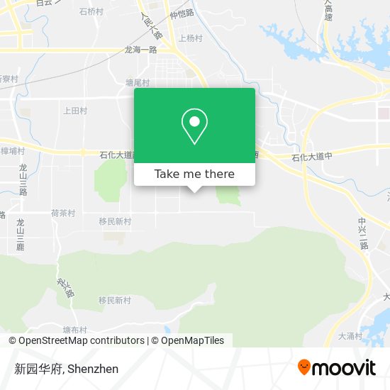 新园华府 map