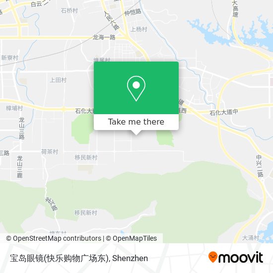 宝岛眼镜(快乐购物广场东) map