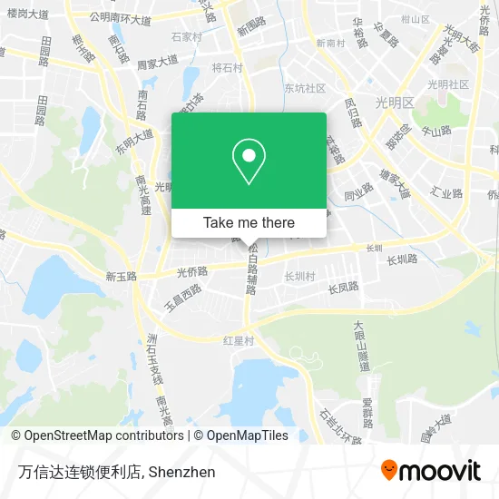 万信达连锁便利店 map