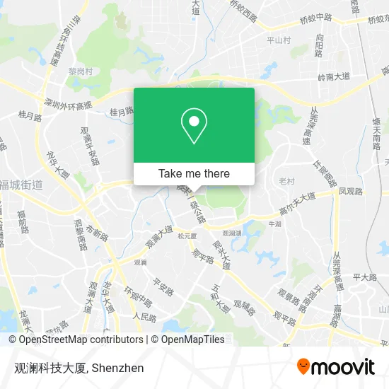 观澜科技大厦 map