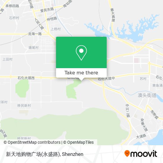 新天地购物广场(永盛路) map
