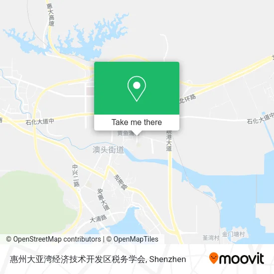 惠州大亚湾经济技术开发区税务学会 map