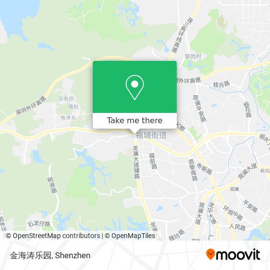 金海涛乐园 map