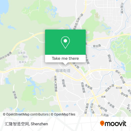 汇隆智造空间 map
