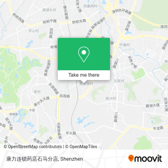 康力连锁药店石马分店 map