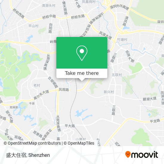 盛大住宿 map