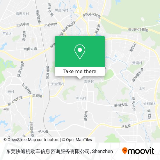 东莞快通机动车信息咨询服务有限公司 map