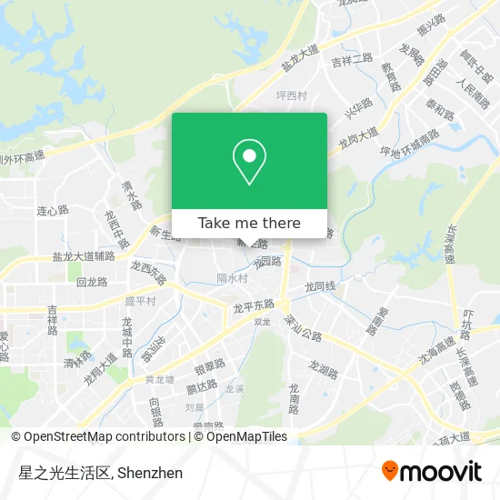 星之光生活区 map