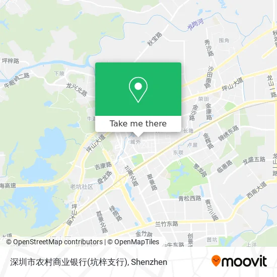 深圳市农村商业银行(坑梓支行) map