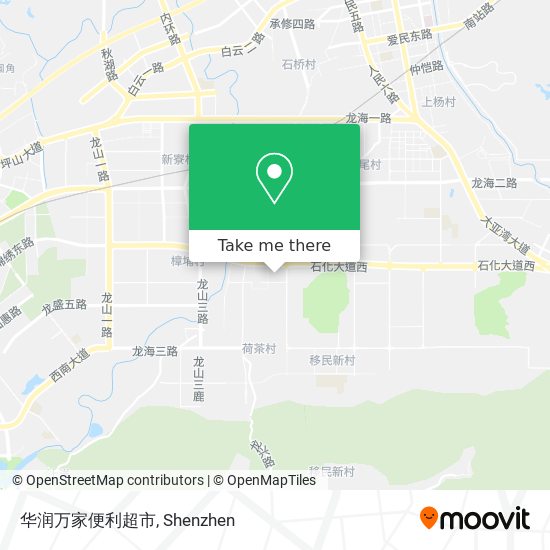 华润万家便利超市 map