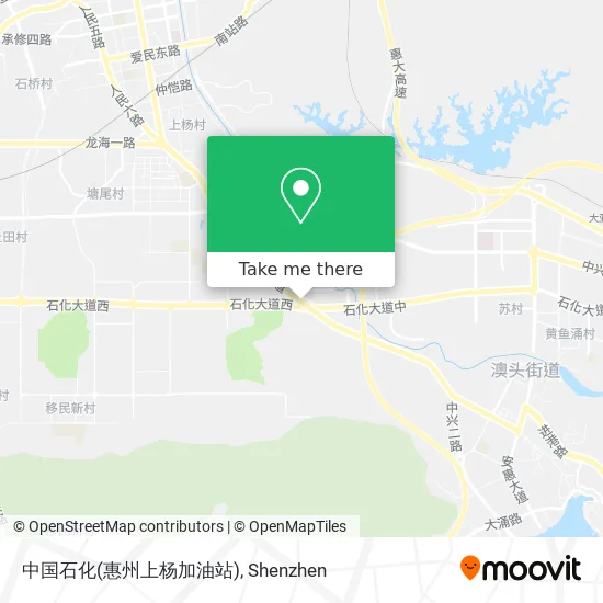 中国石化(惠州上杨加油站) map