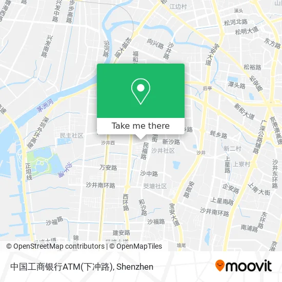 中国工商银行ATM(下冲路) map