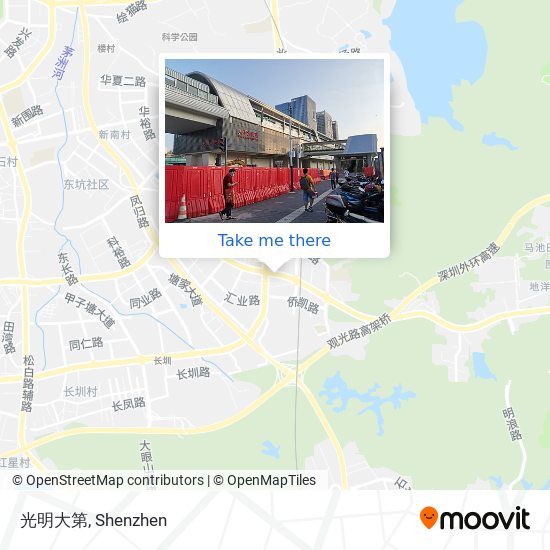 光明大第 map