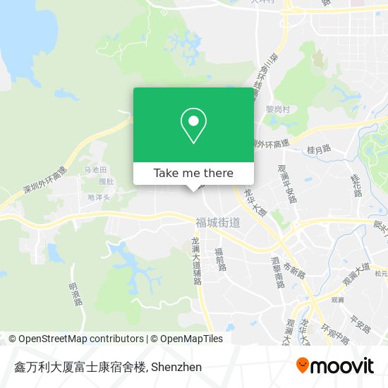 鑫万利大厦富士康宿舍楼 map