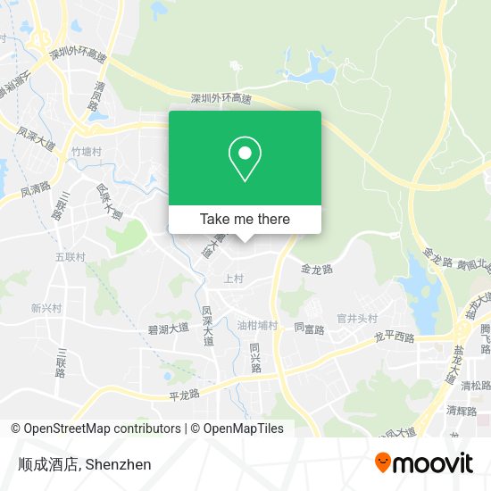 顺成酒店 map