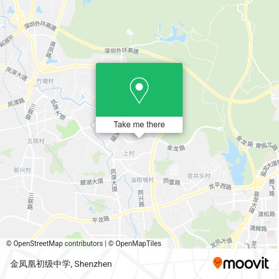 金凤凰初级中学 map