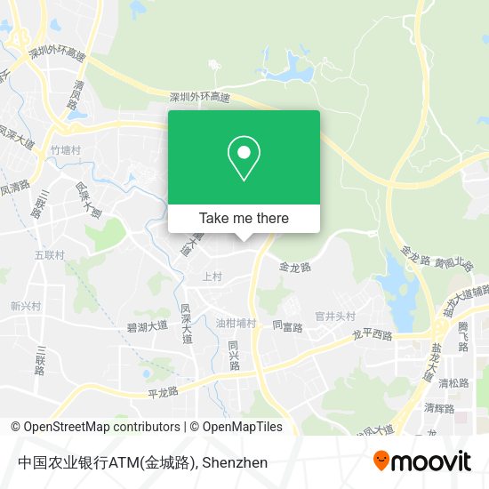 中国农业银行ATM(金城路) map