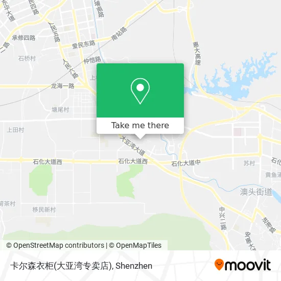 卡尔森衣柜(大亚湾专卖店) map