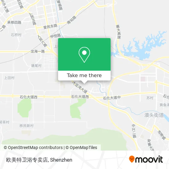欧美特卫浴专卖店 map