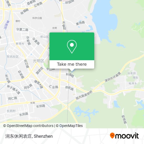 润东休闲农庄 map