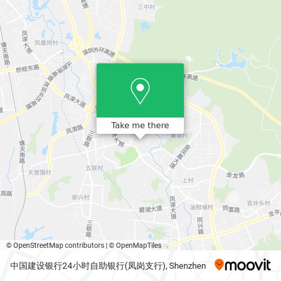中国建设银行24小时自助银行(凤岗支行) map