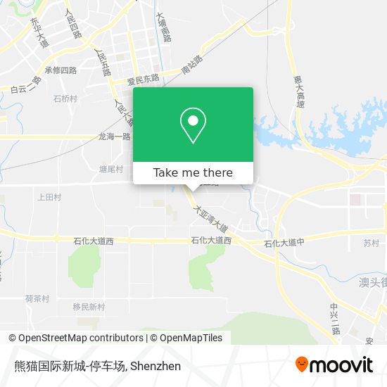熊猫国际新城-停车场 map