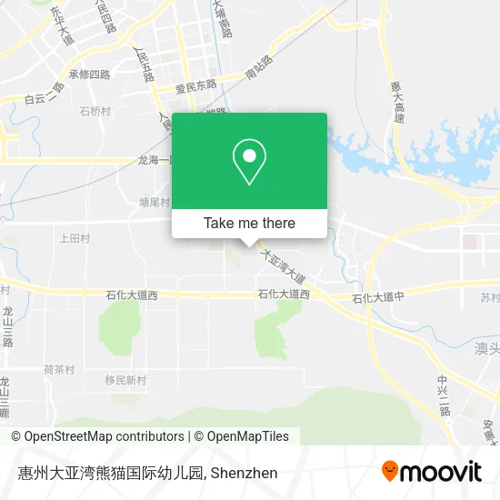 惠州大亚湾熊猫国际幼儿园 map