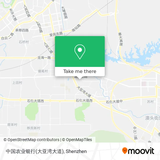 中国农业银行(大亚湾大道) map