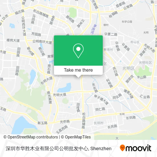 深圳市华胜木业有限公司公明批发中心 map