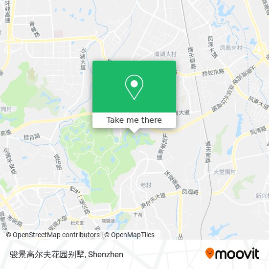 骏景高尔夫花园别墅 map