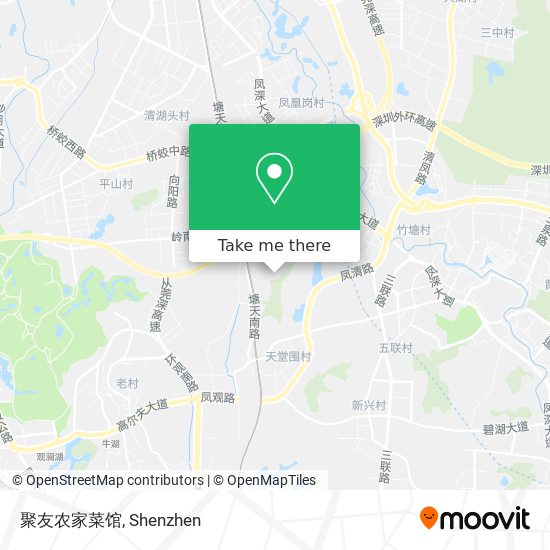 聚友农家菜馆 map