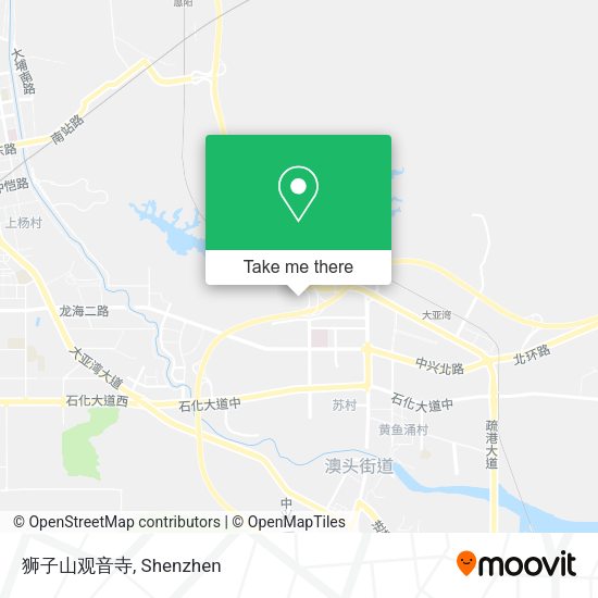 狮子山观音寺 map
