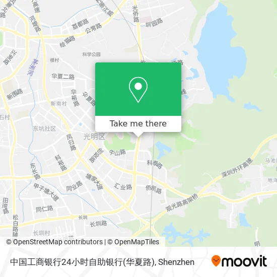 中国工商银行24小时自助银行(华夏路) map