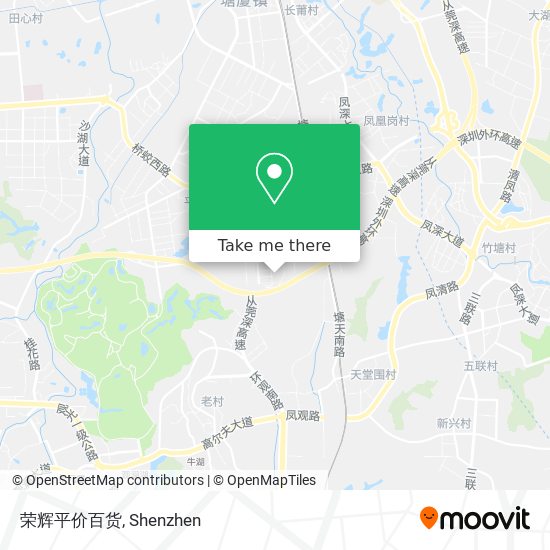 荣辉平价百货 map