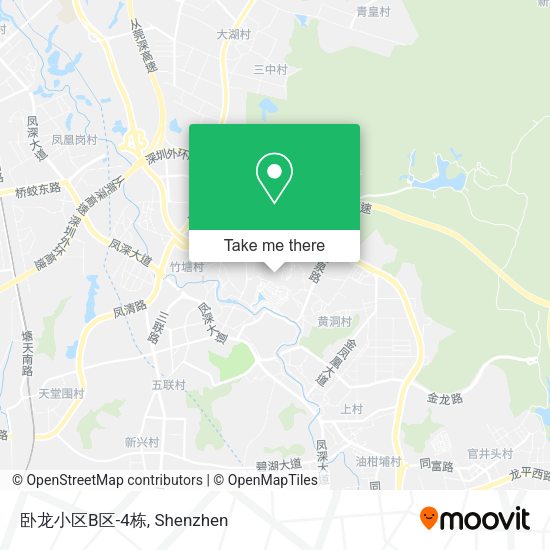 卧龙小区B区-4栋 map