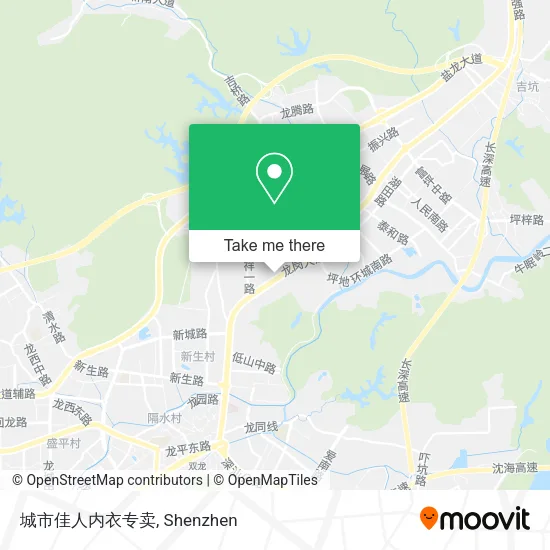 城市佳人内衣专卖 map