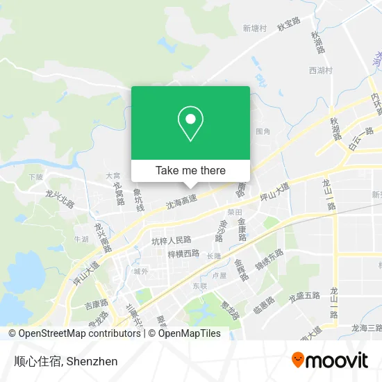 顺心住宿 map