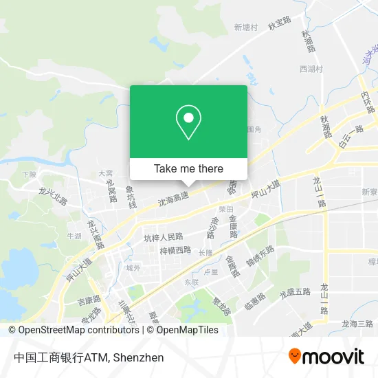 中国工商银行ATM map