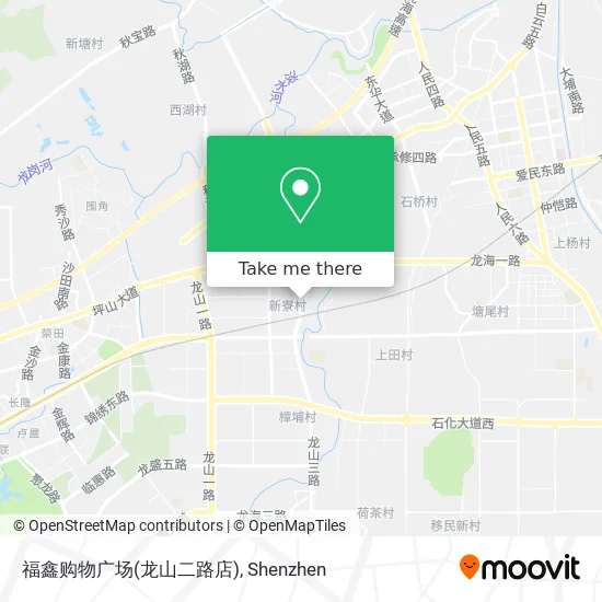 福鑫购物广场(龙山二路店) map