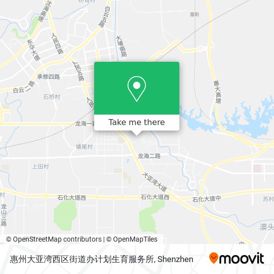 惠州大亚湾西区街道办计划生育服务所 map