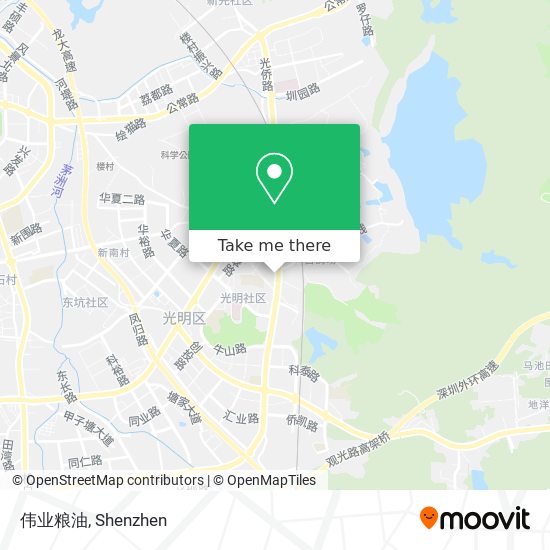 伟业粮油 map