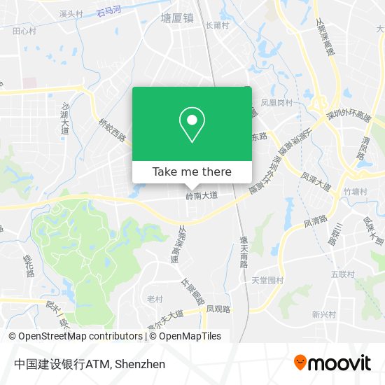 中国建设银行ATM map